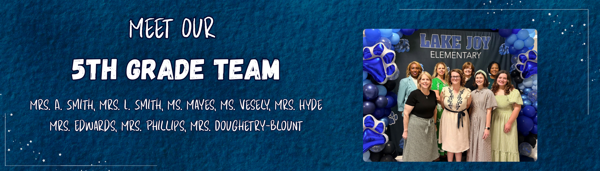 Meet the 5th grade team