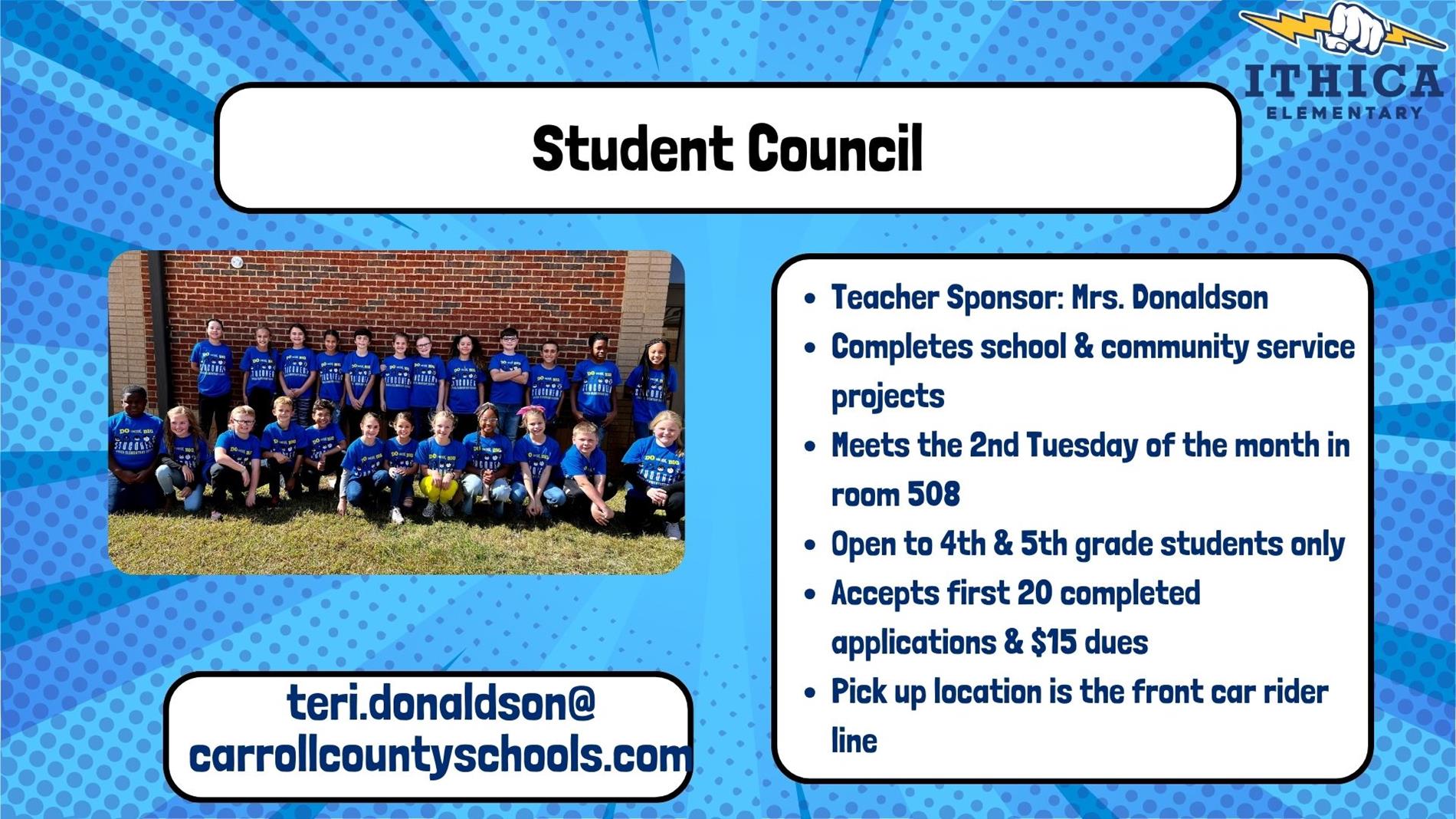 information about student council