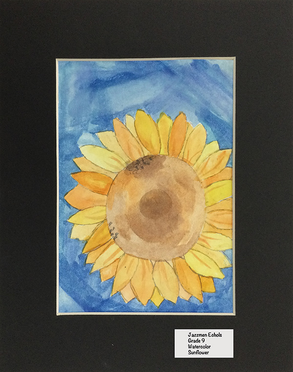 Jazzmen Echols - Watercolor - Sunflower