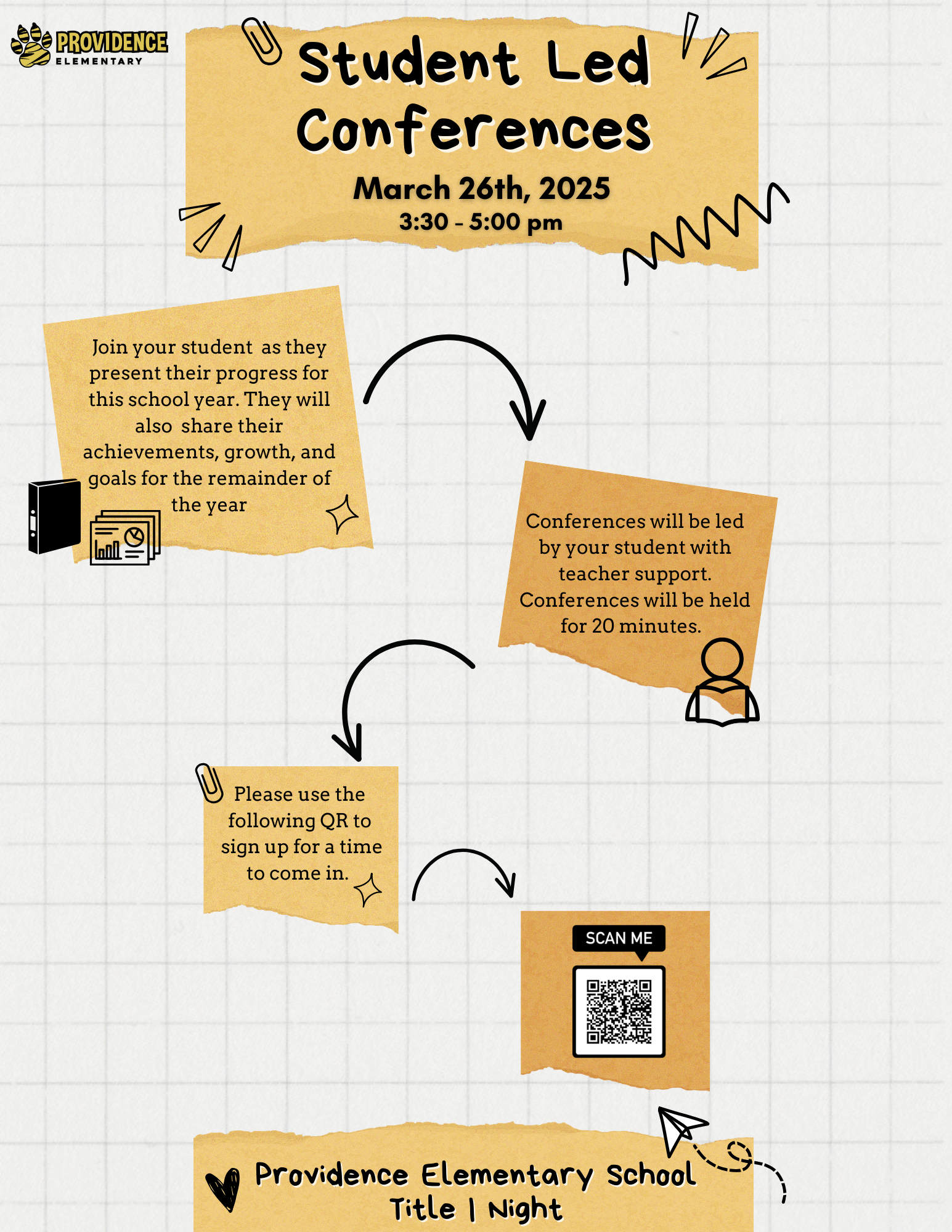 Title I Student Conferences Flyer