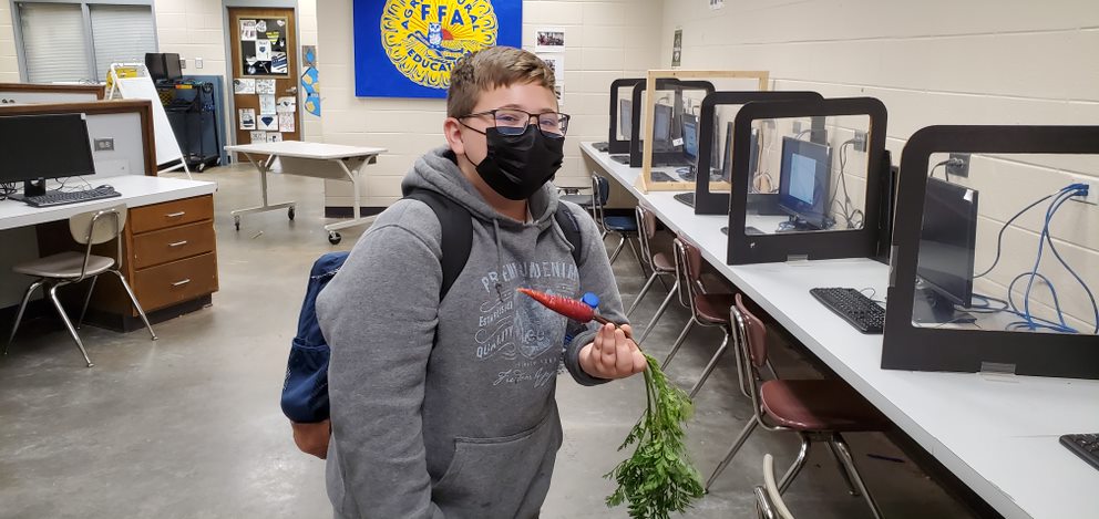 FFA- Student with Carrot