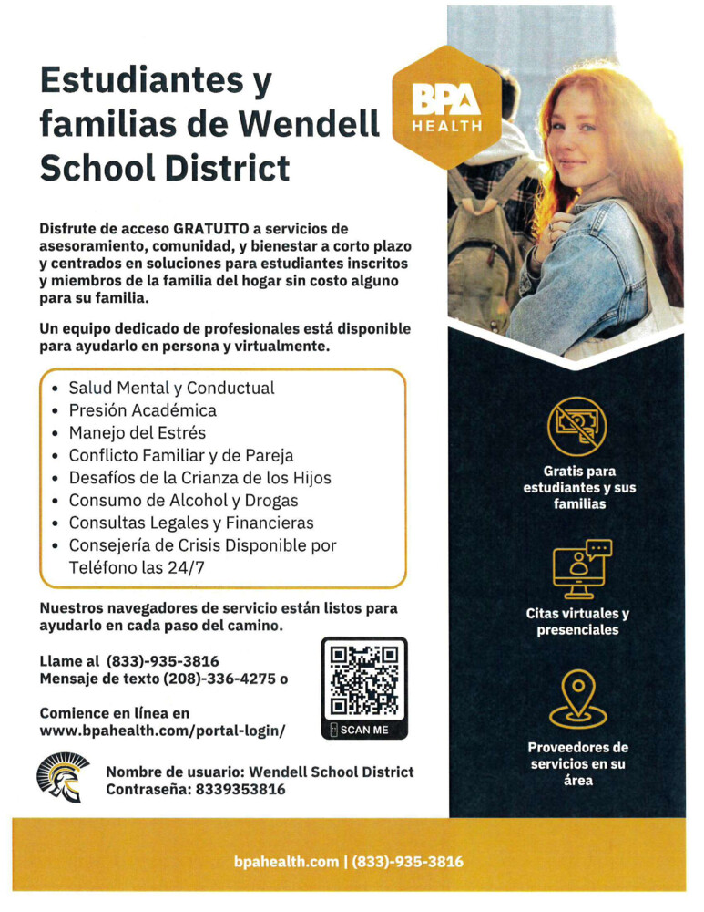 BPA Health Flyer Spanish