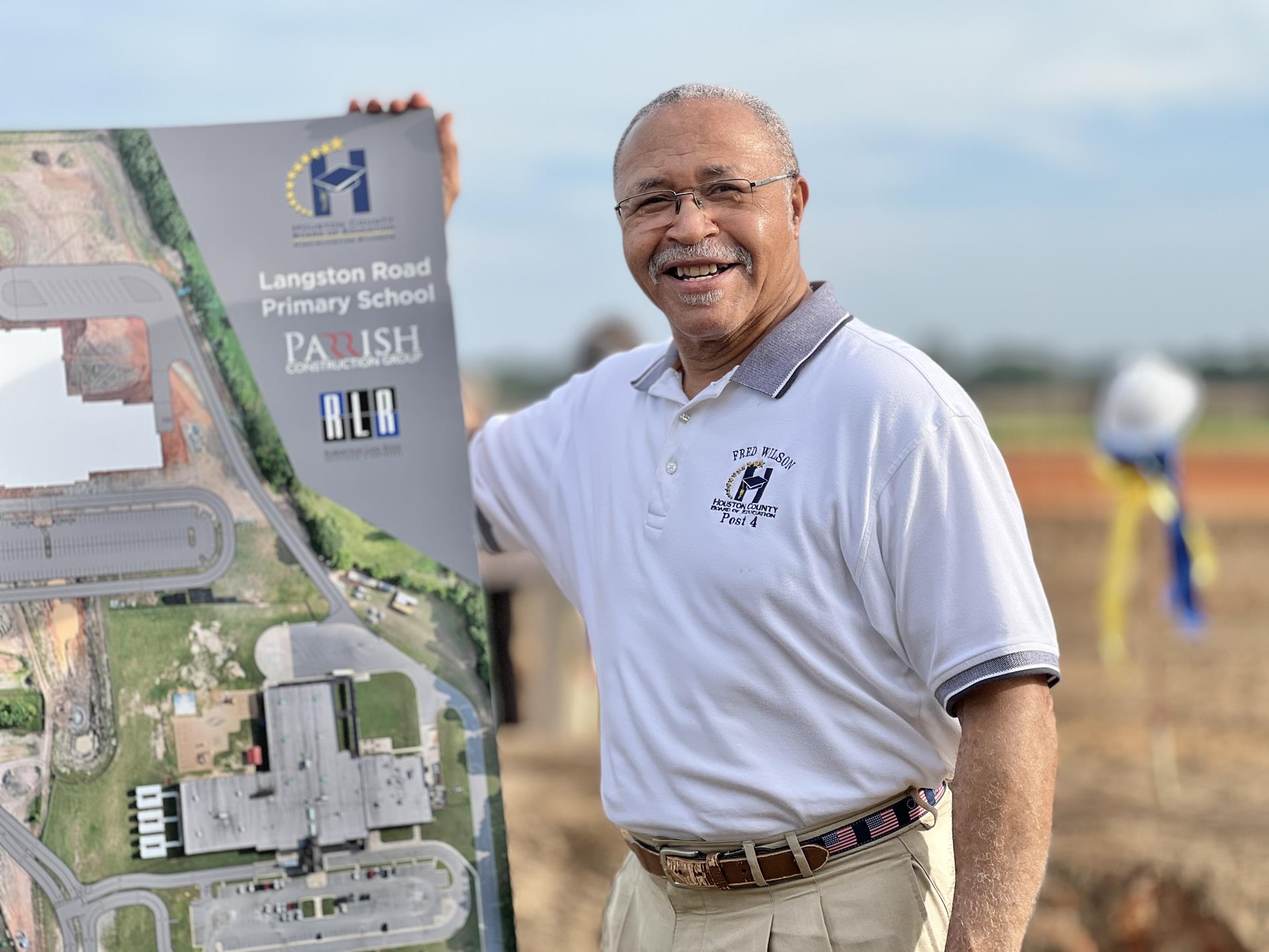 Board Chairman, Fred Wilson, at the Groundbreaking Ceremony 06.17.2022