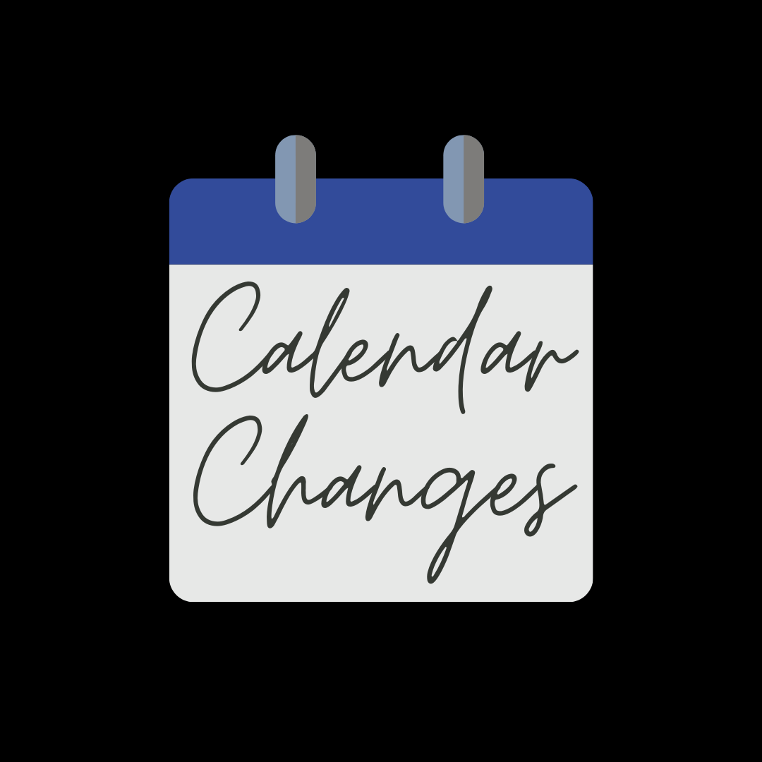 Caldendar Changes
