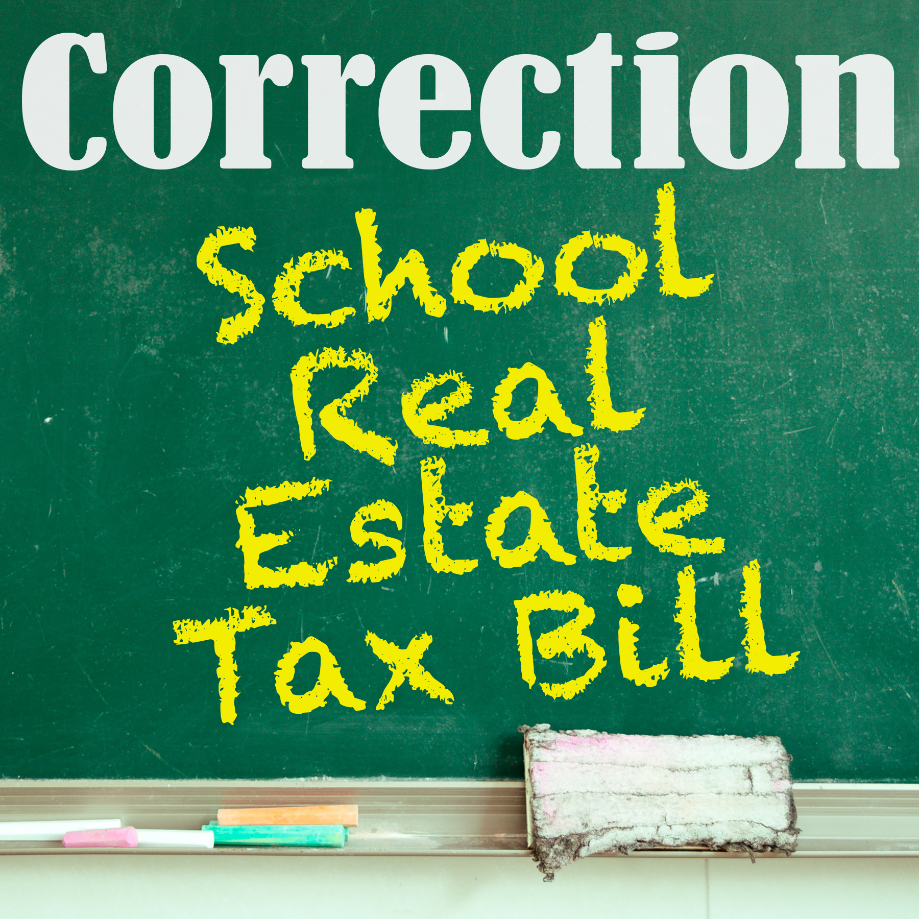 school real estate correction.