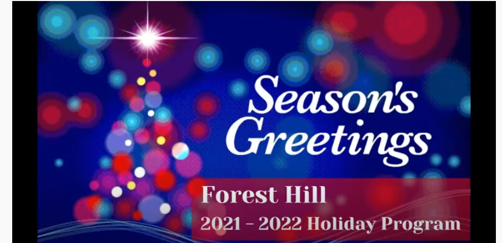 Kindergarten through 2nd grade students at Forest Hill Elementary perform their holiday songs.