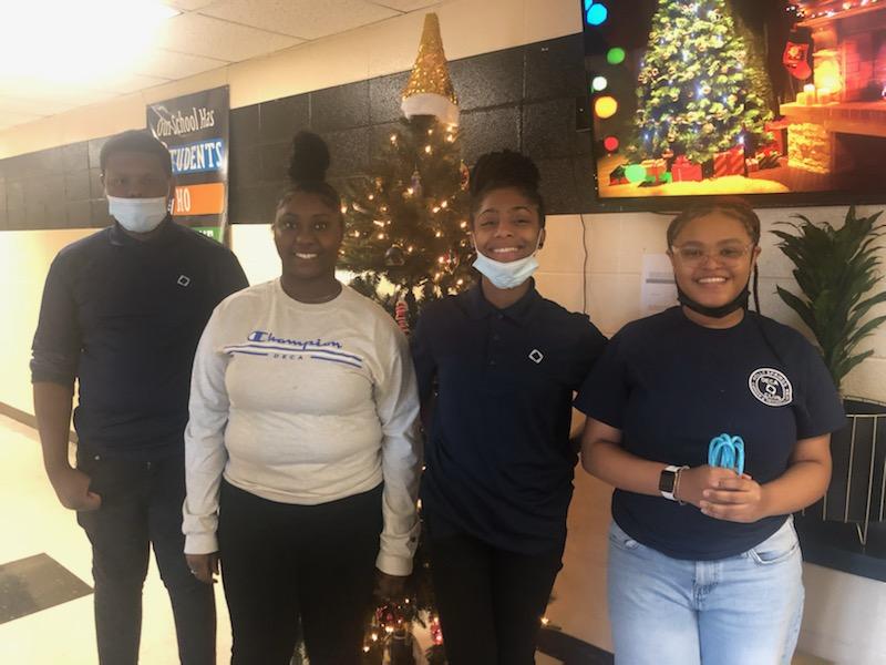 Students Enjoying Christmas