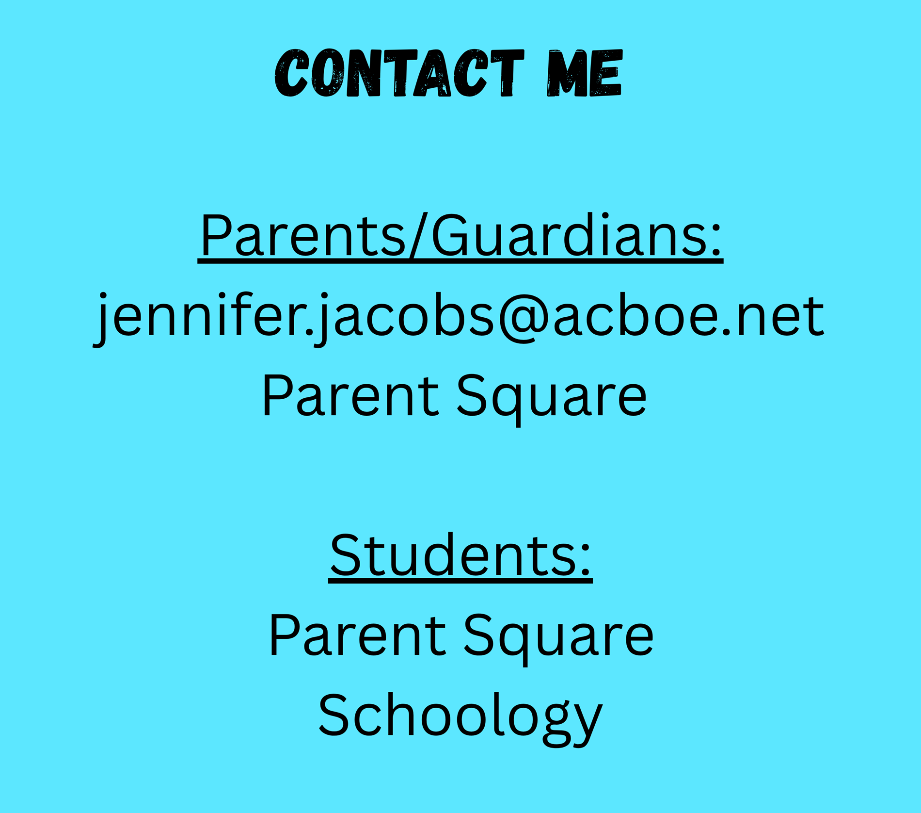 Contact Me