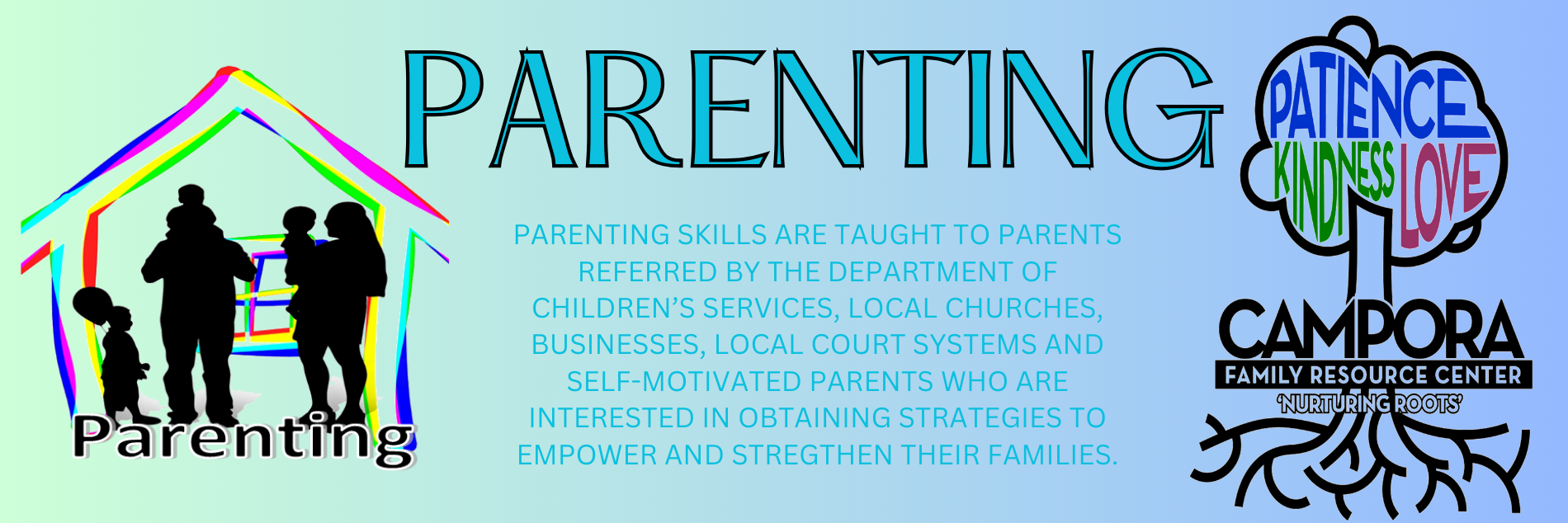 Parenting webpage header