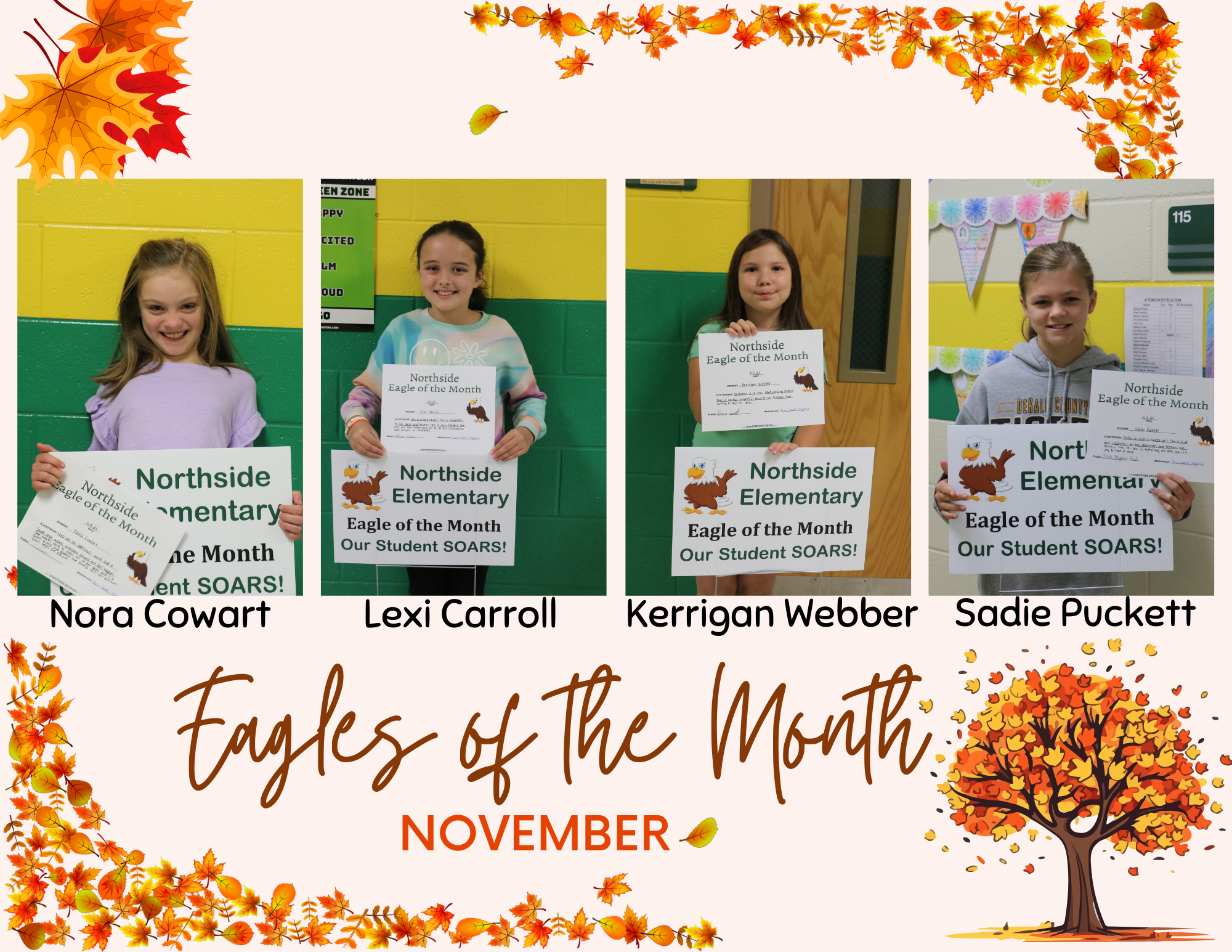 November Eagles of the Month