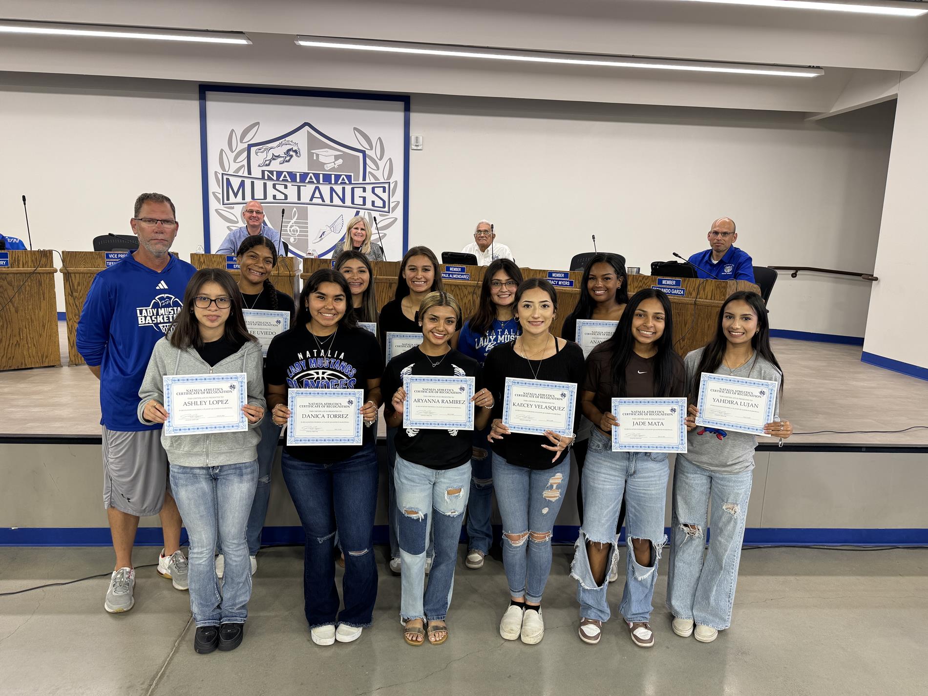Coach Spangler Student Athlete Recognition May 2025