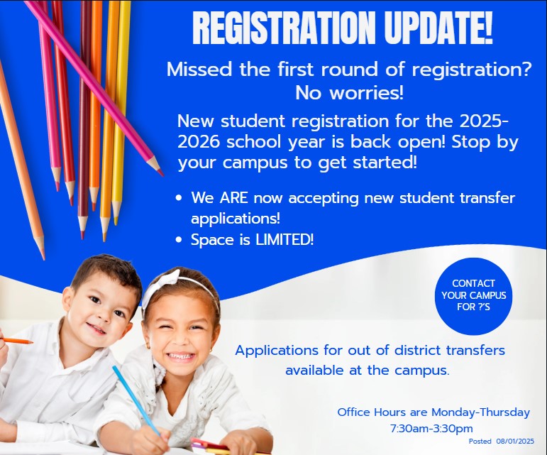 Registration Updated on 8/1/25