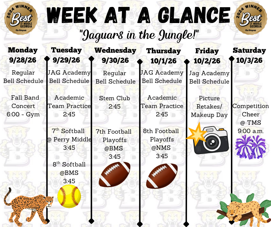 Week at a glance