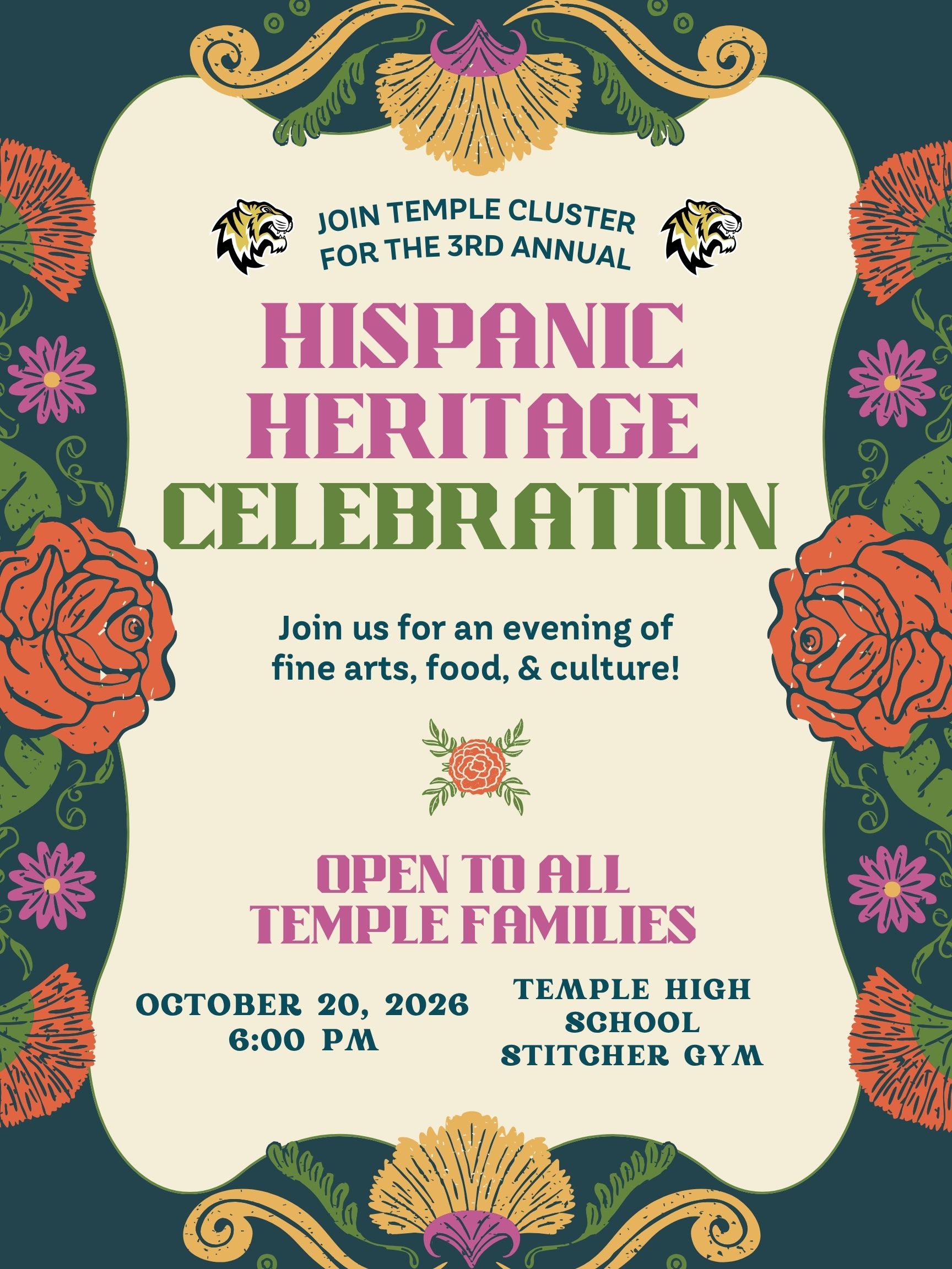 Temple Cluster Hispanic Heritage Night