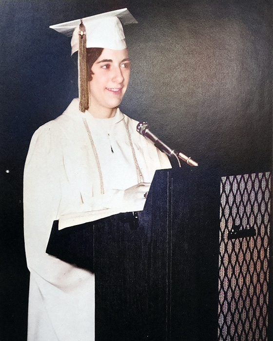 Nancy Fraser, co-valedictorian Nancy Fraser, co-valedictorian