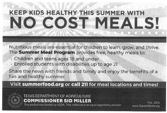 Summer Meals