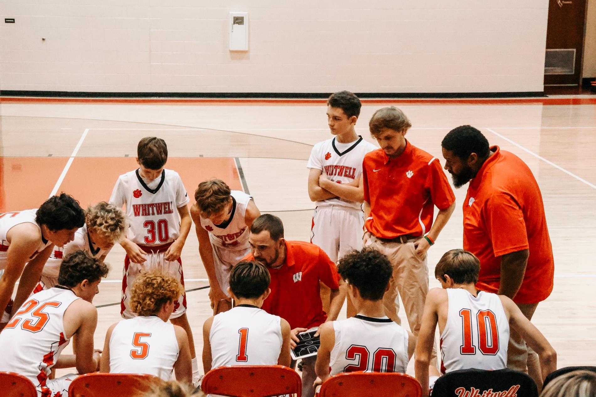 Boys Basketball bench
