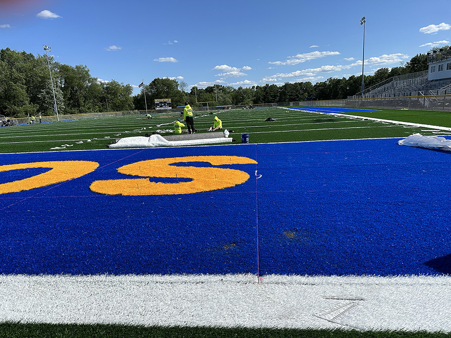 the end zone