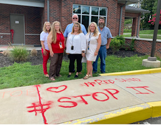 CSH participates in local events with the health dept. The Red Sand Event was to raise awareness of human trafficking. 