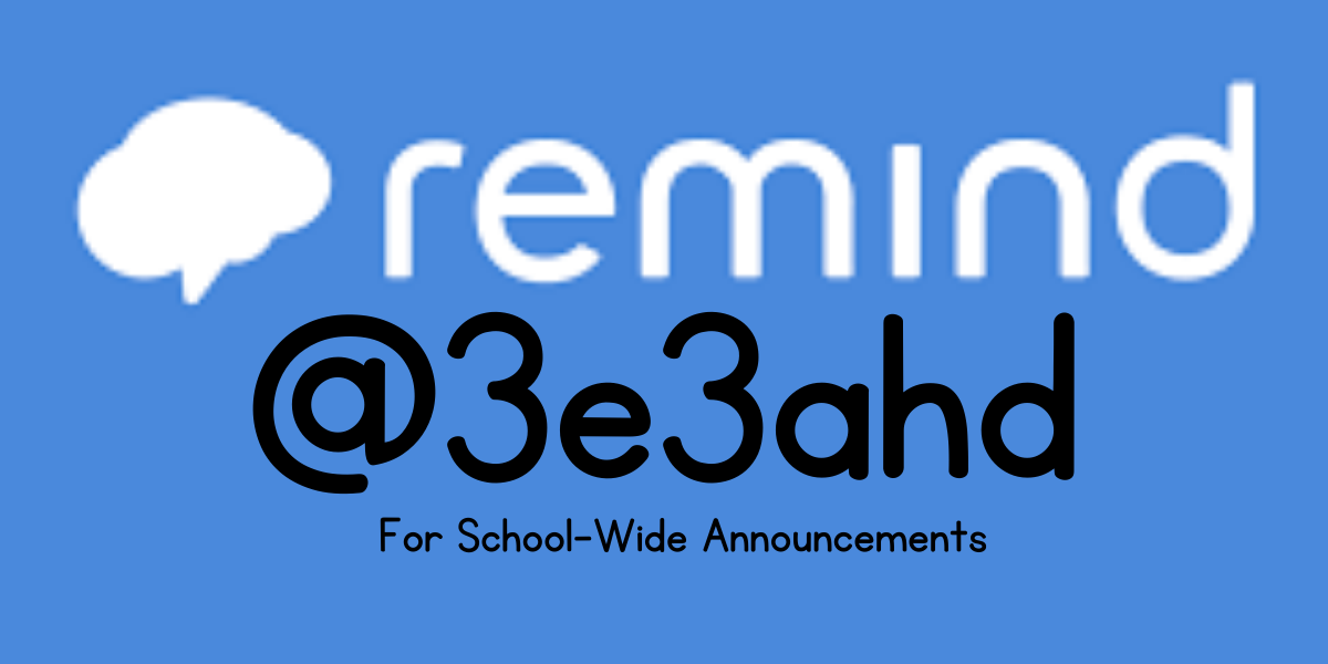 Remind Code @3e3ahd