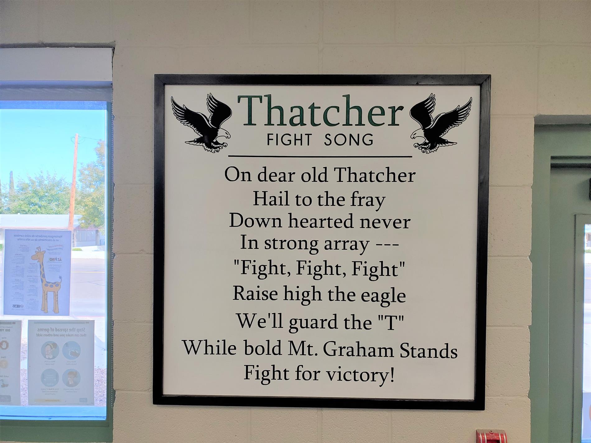 Thatcher Fight Song