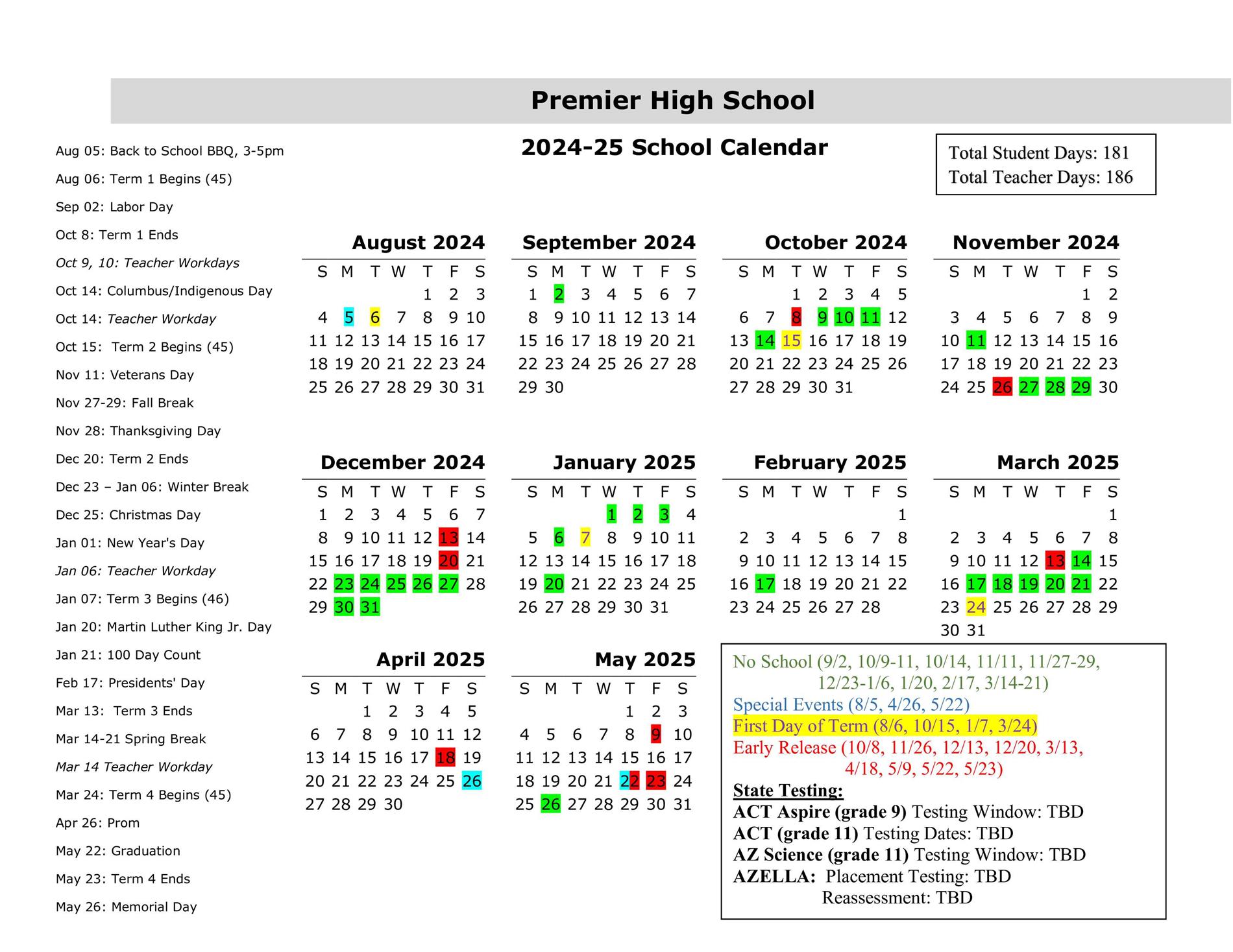 Calendar