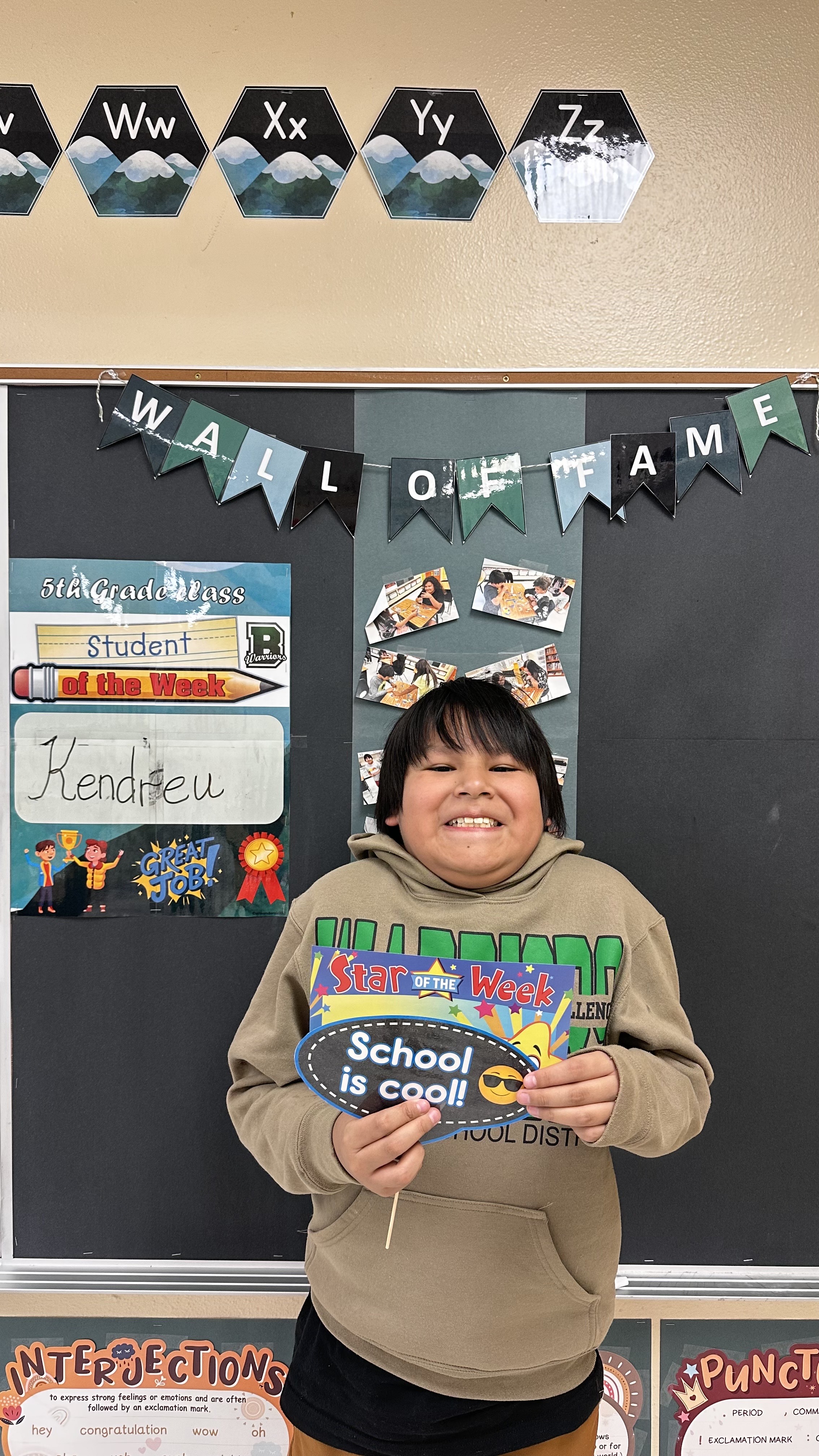 Kendreu Yellow Hammer
August 25-29 Student of the Week
