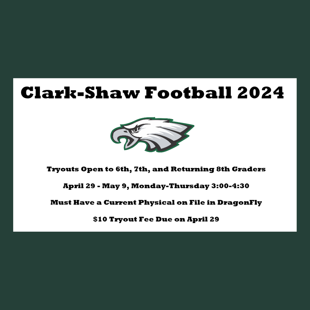 Clark-Shaw Football Spring Tryouts