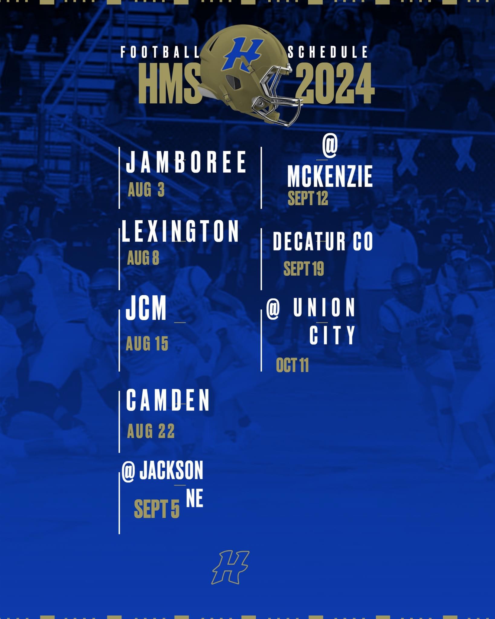 HMS Football Schedule 2024