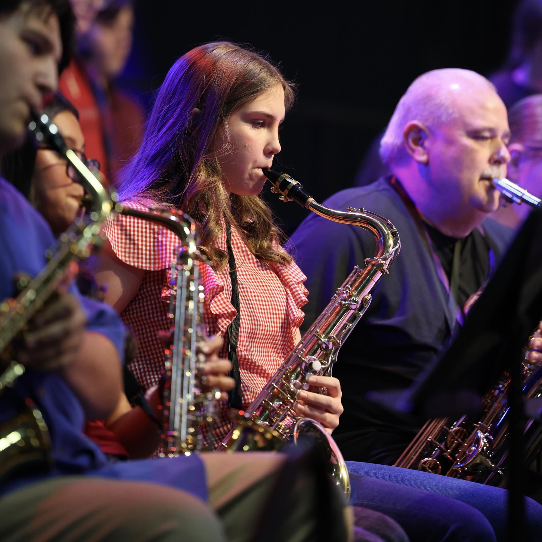 Students with Instruments