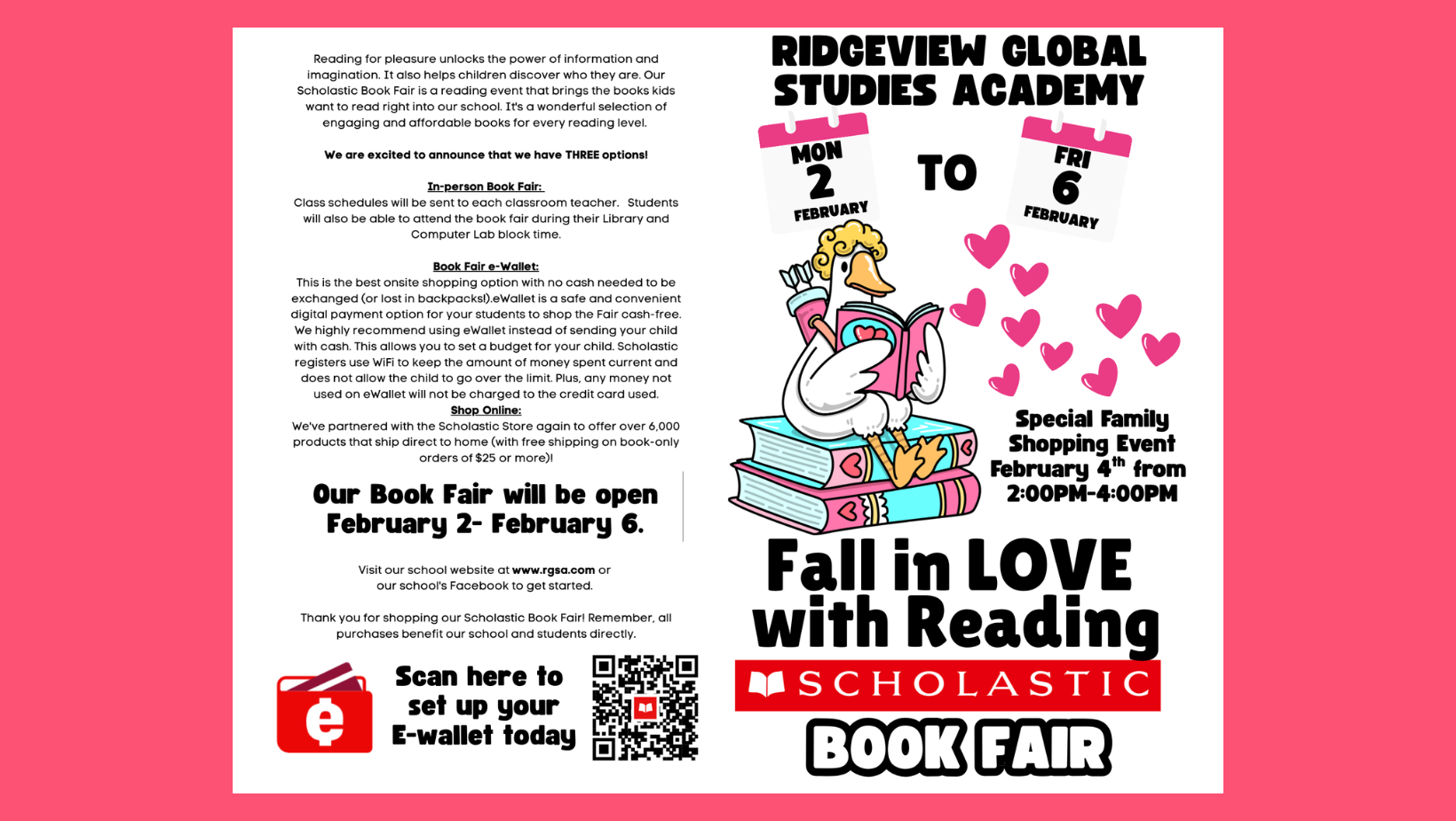 book fair flyer