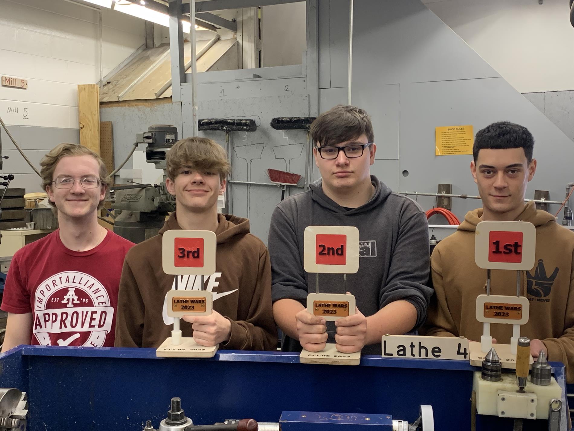 Lathe Competition Winners