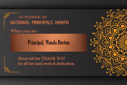Principal's Month graphic Principal's Month graphic