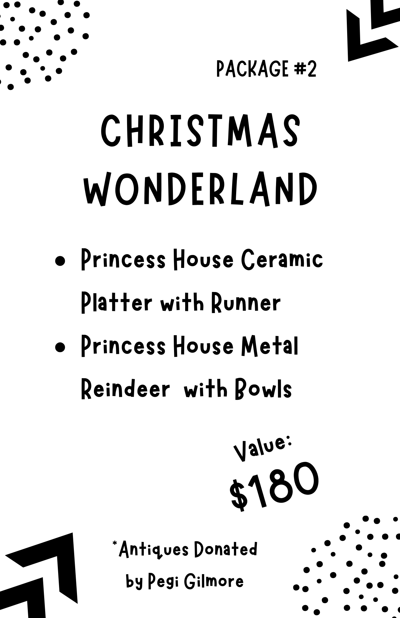 Auction Item #2  Christmas Wonderland