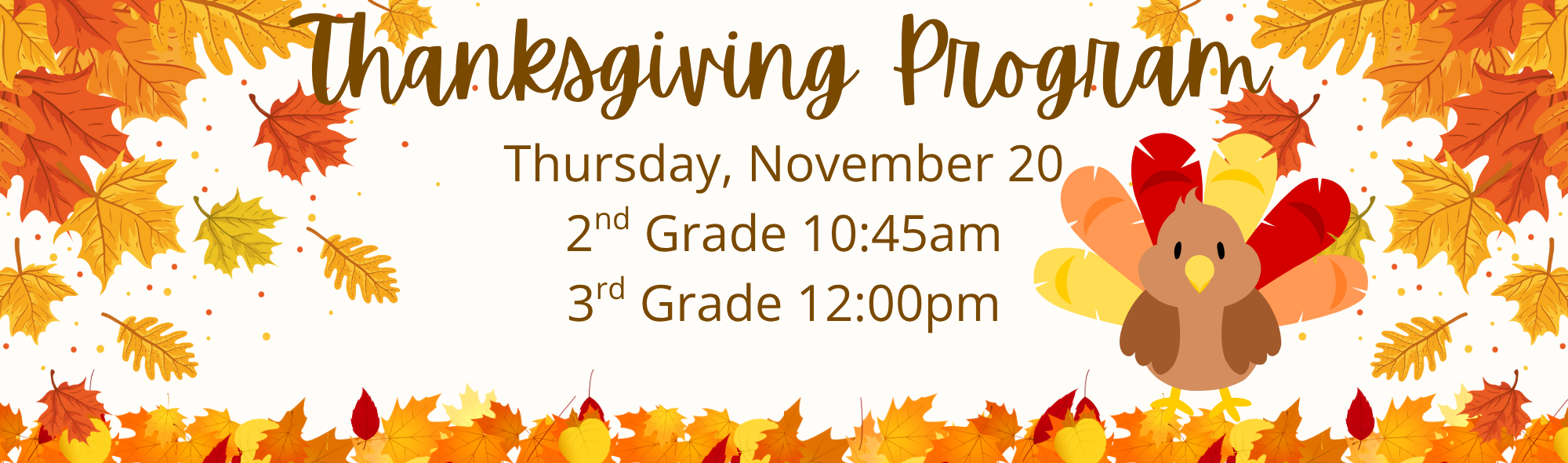 Thanksgiving Program