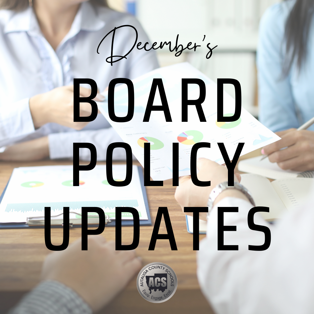 December 2023 Board Policy Update