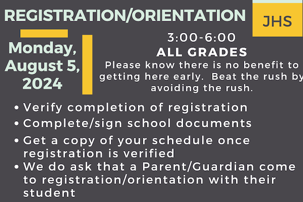 orientation announcement