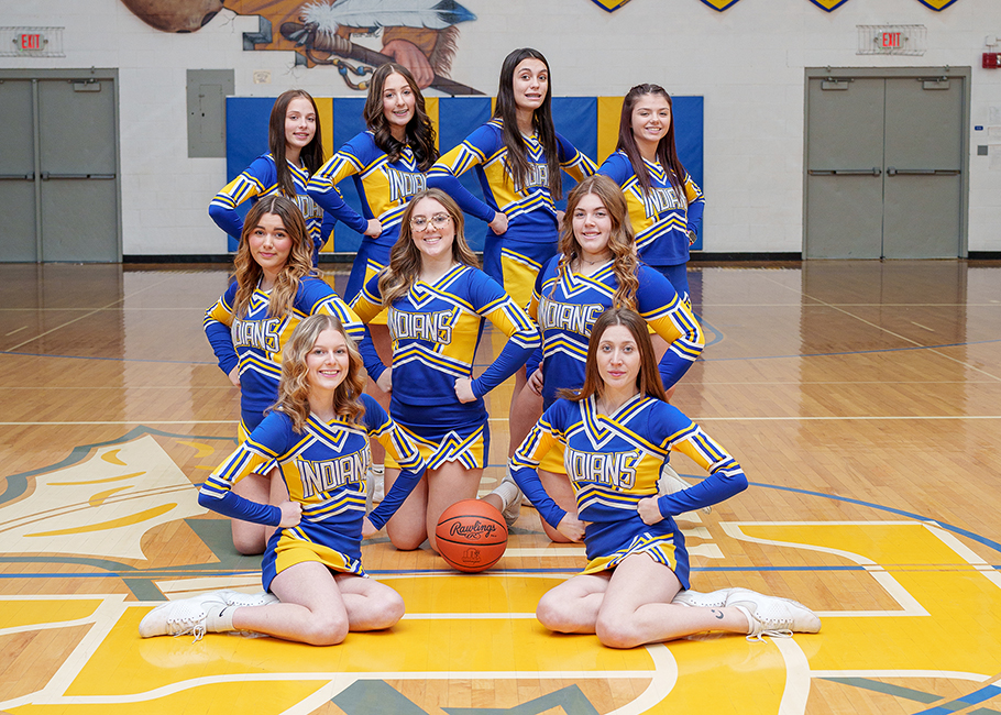 Varsity Basketball Cheerleaders