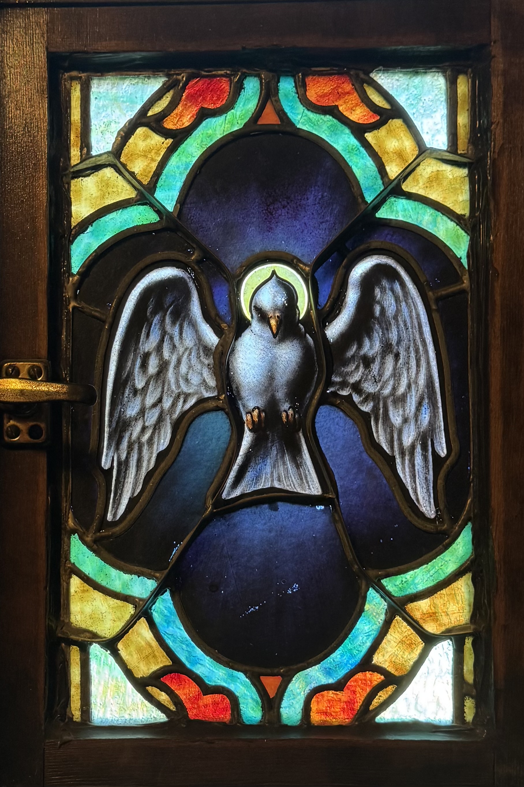 Stained Glass window Holy Spirit