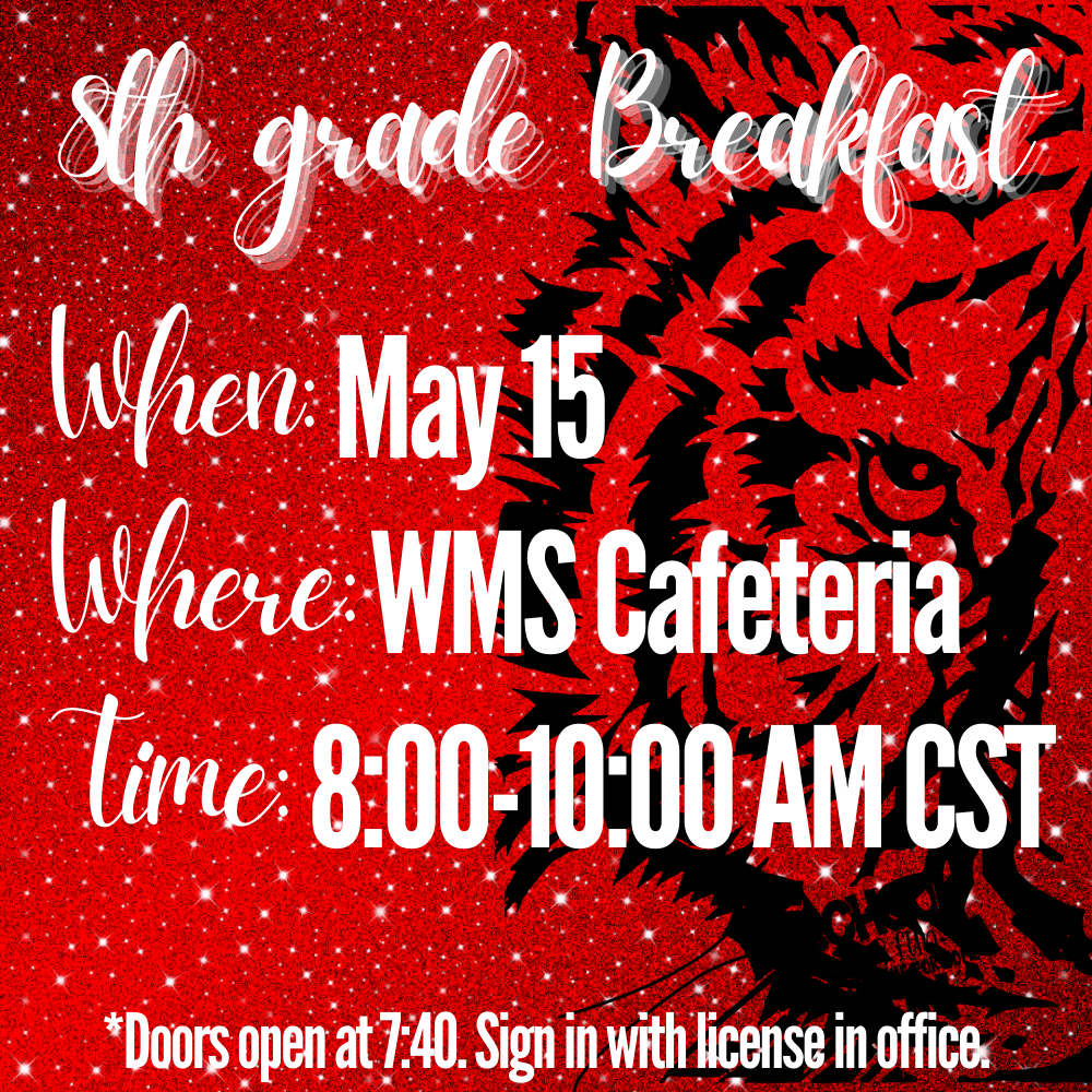 8th grade breakfast
