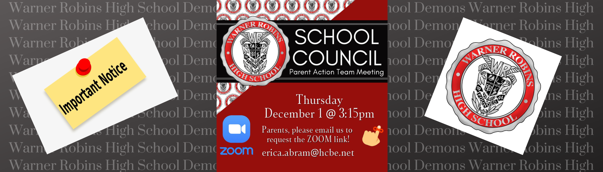 School Council Meeting 12-1-22