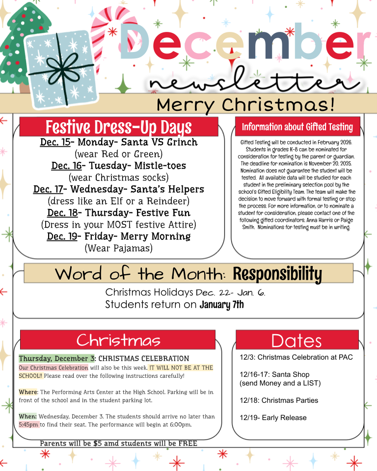 December Newsletter