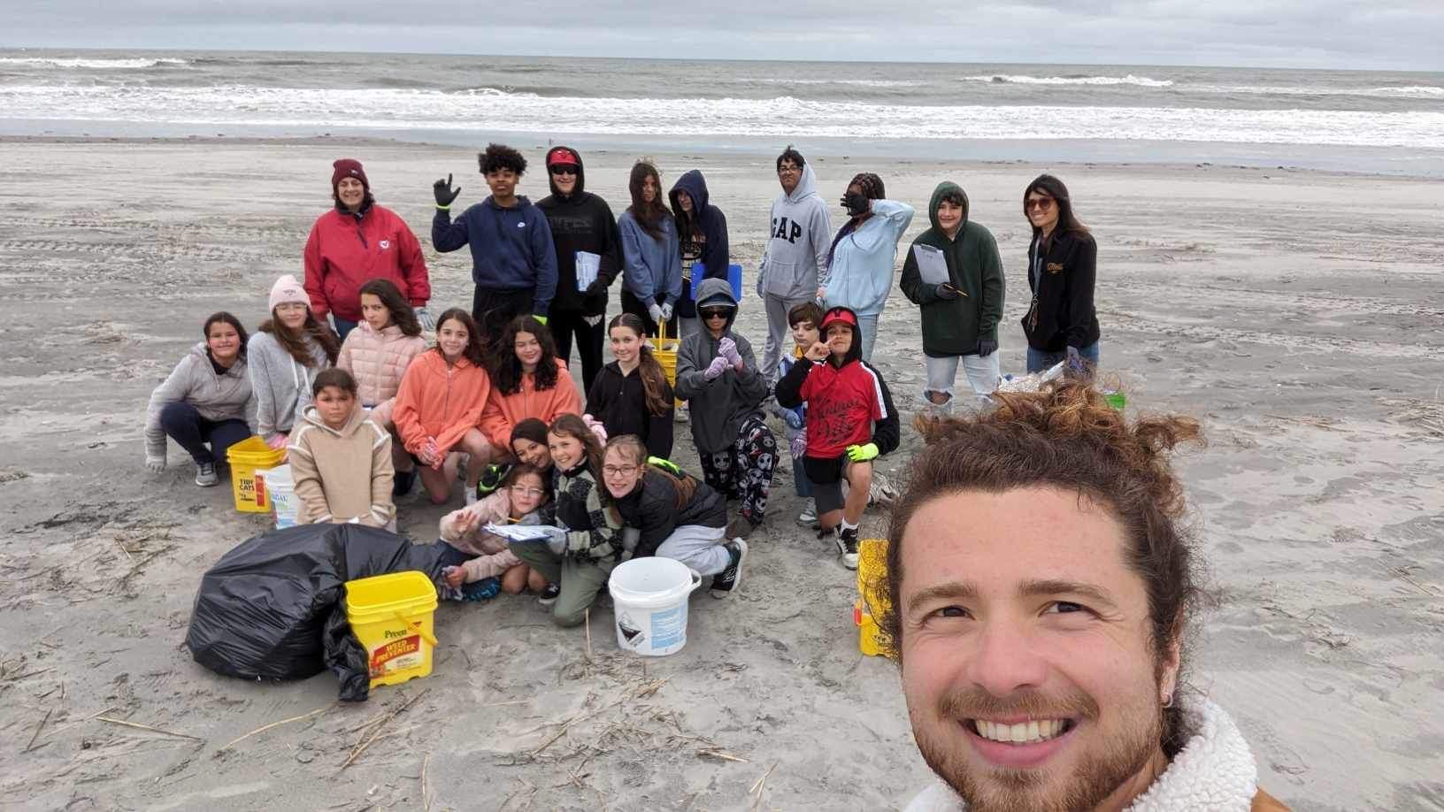 VECC Beach cleanup April 2024