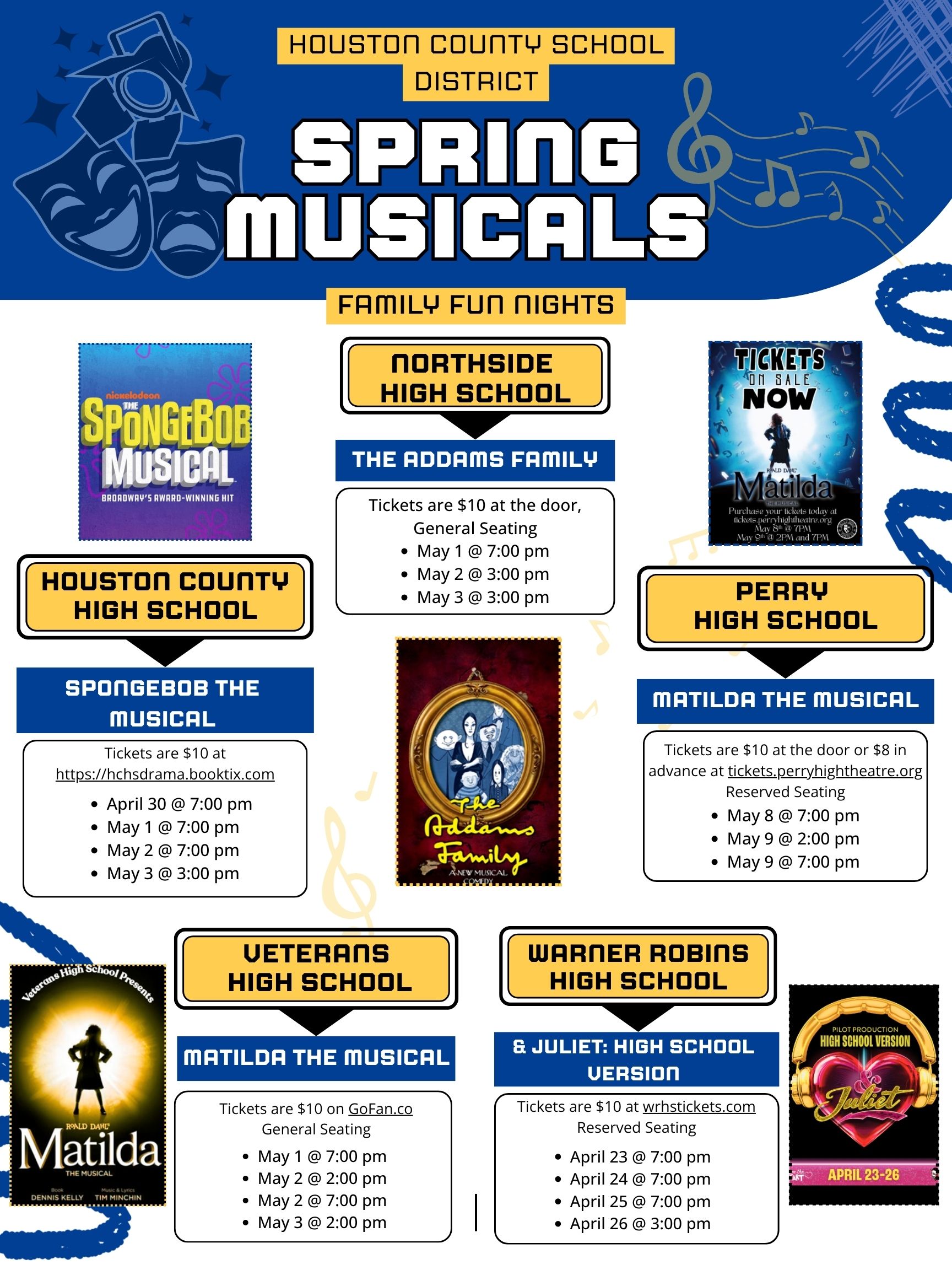 Houston County Spring Musicals