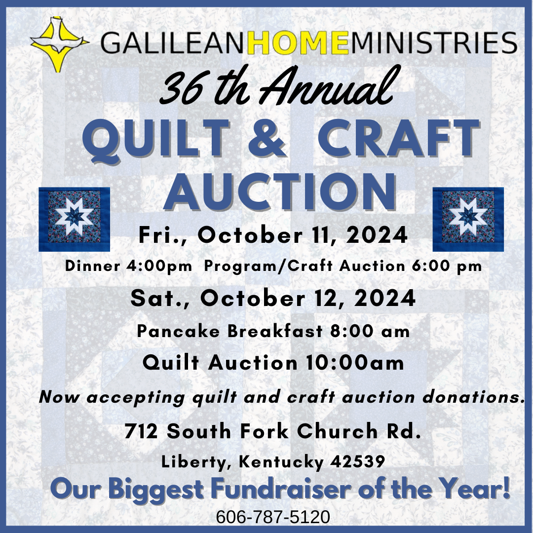 Quilt Auction Ad