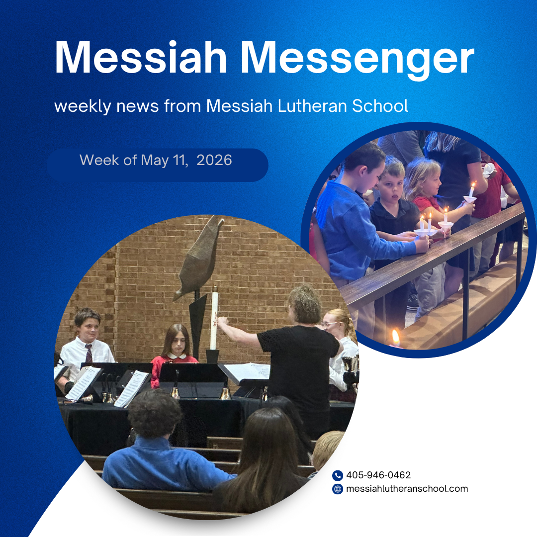 Messiah Messenger for the week of May 11, 2026