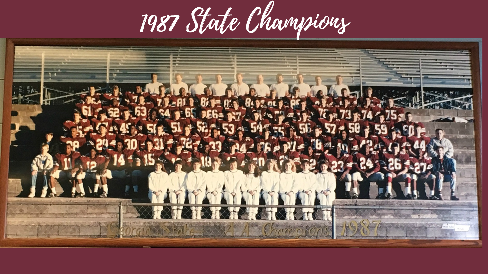 1986 State Championship Team