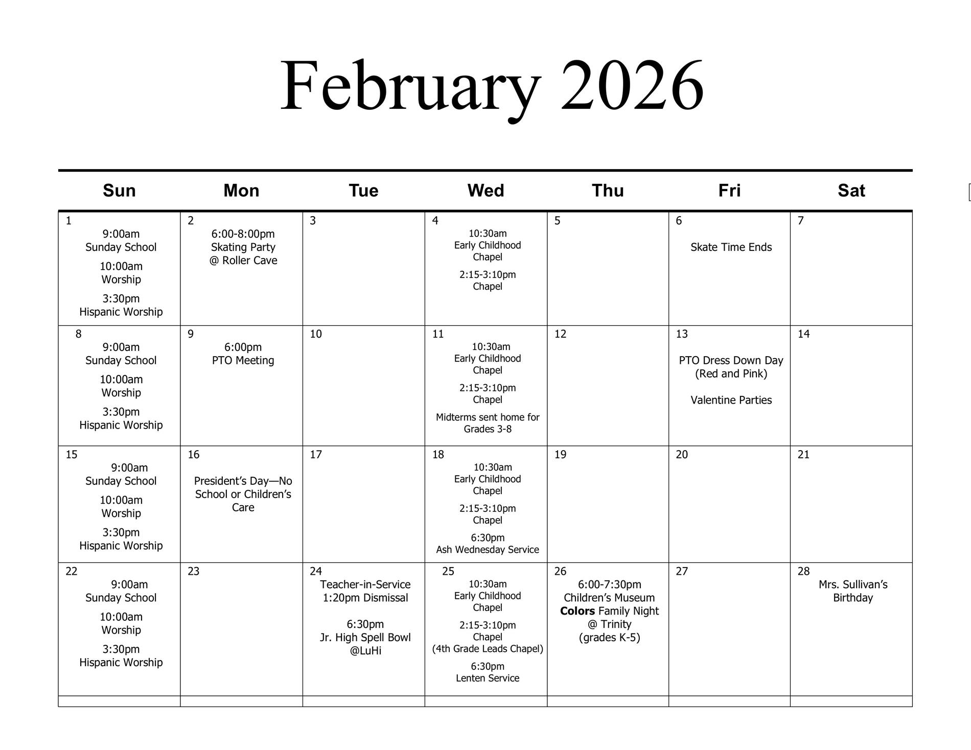 February 2026