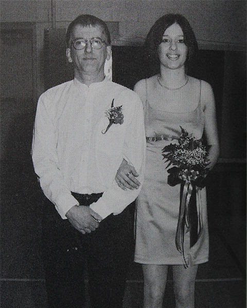 2000 Winter Homecoming Court, Senior Attendant, Kristen Webster