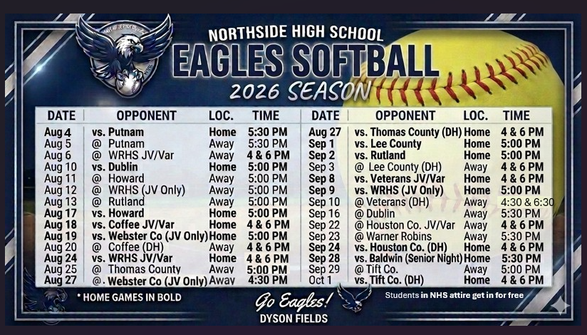 2026 Softball Schedule